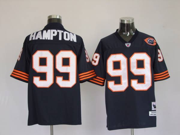 Dan Hampton Chicago Bears blue Throwback jersey