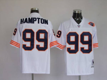 Dan Hampton Chicago Bears white Throwback jersey