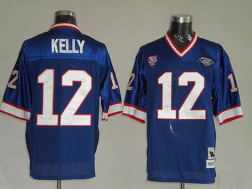 Jim Kelly Buffalo Bills blue Throwback jersey