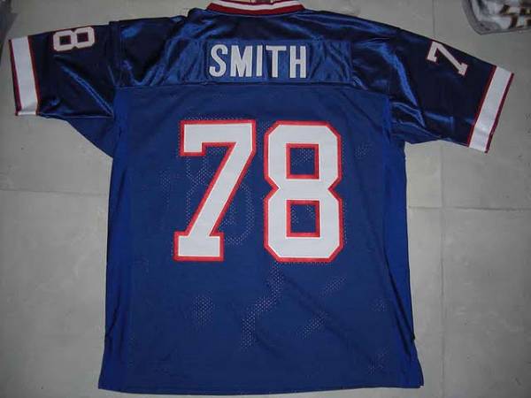 Bruce Smith Buffalo Bills blue Throwback jersey