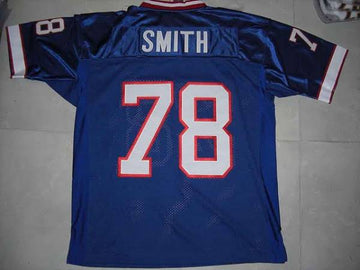 Bruce Smith Buffalo Bills blue Throwback jersey