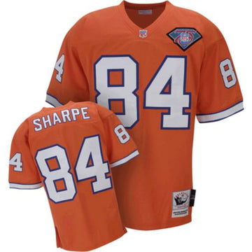 Shannon Sharpe Denver Broncos orange Throwback jersey