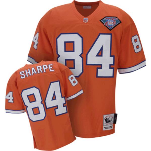 Custom Denver Broncos orange Throwback jersey