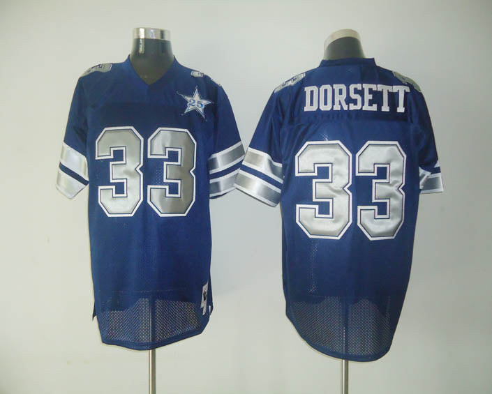 Tony Dorsett Dallas Cowboys blue Throwback jersey