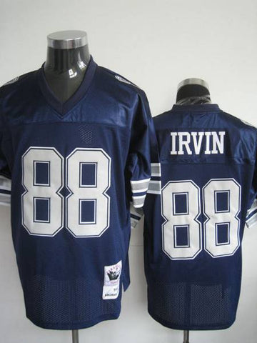 Custom Dallas Cowboys blue Throwback jersey