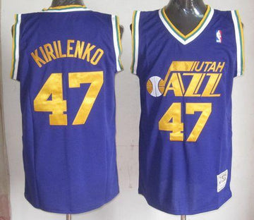 Andrei Kirilenko Utah Jazz blue Throwback jersey
