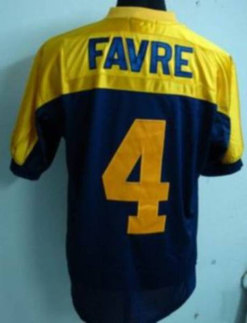Brett Favre Green Bay Packers blue-gold Throwback jersey