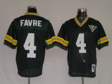Brett Favre Green Bay Packers green Throwback jersey
