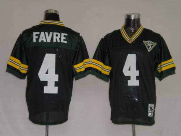Brett Favre Green Bay Packers green Throwback jersey