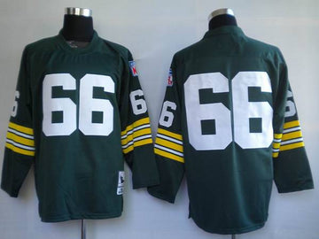 Ray Nitschke Green Bay Packers green Throwback jersey