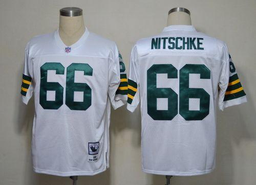 Ray Nitschke Green Bay Packers white Throwback jersey