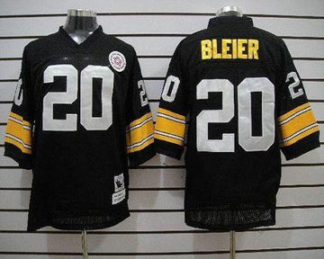 Rocky Bleier Pittsburgh Steelers black Throwback jersey