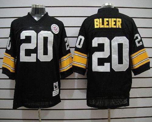 Rocky Bleier Pittsburgh Steelers black Throwback jersey