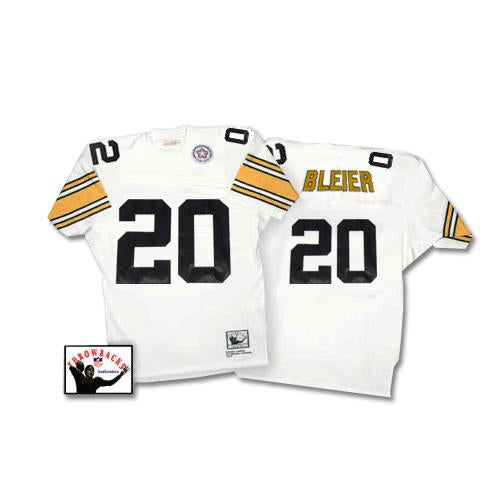 Rocky Bleier Pittsburgh Steelers white Throwback jersey