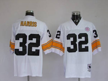 Franco Harris Pittsburgh Steelers white Throwback jersey