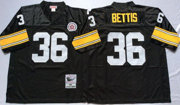 Jerome Bettis Pittsburgh Steelers black Throwback jersey