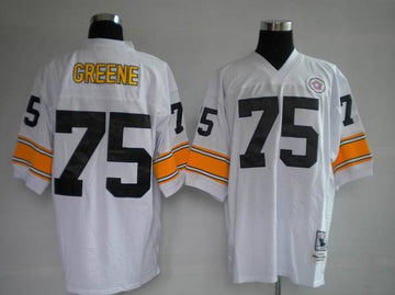 Joe Greene Pittsburgh Steelers white Throwback jersey