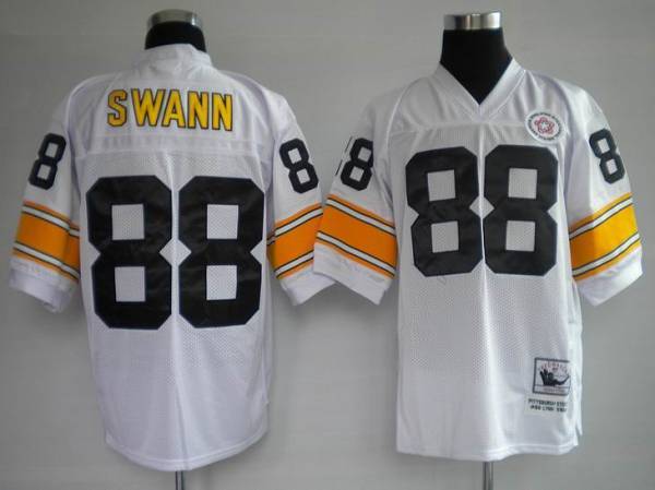 Lynn Swann Pittsburgh Steelers white Throwback jersey