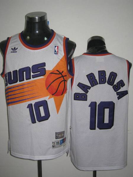 BLeandro Barbosa Phoenix Suns white Throwback jersey