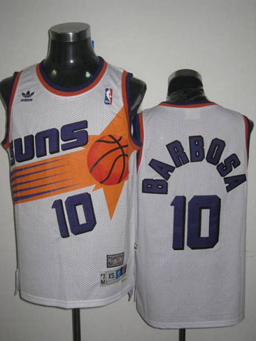BLeandro Barbosa Phoenix Suns white Throwback jersey