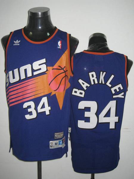 Charles Barkley Phoenix Suns blue Throwback jersey