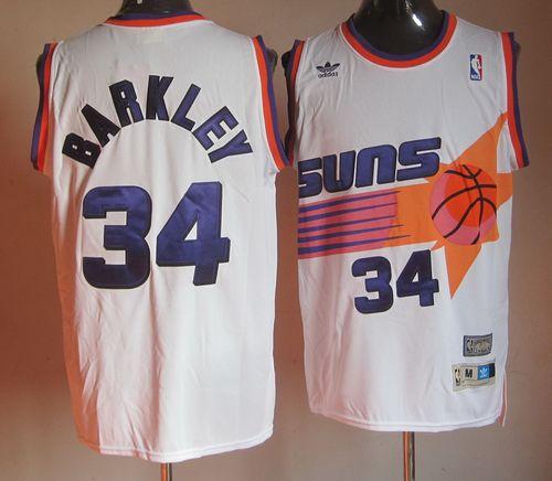 Charles Barkley Phoenix Suns white Throwback jersey