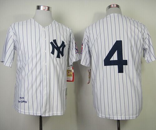 Mitchelland Ness New York Yankees white Throwback jersey