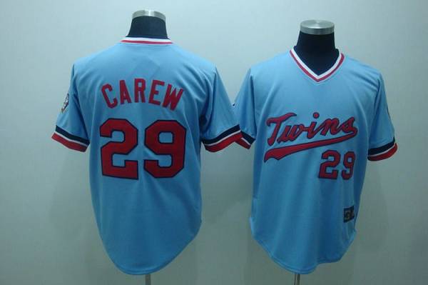Mitchelland Ness Twins Minnesota Twins blue Throwback jersey