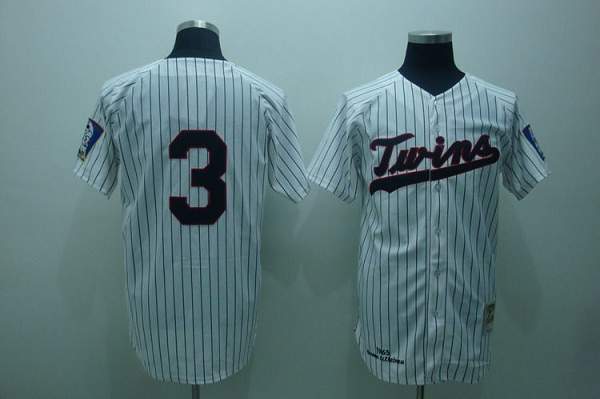 Mitchelland Ness Twins Minnesota Twins white Throwback jersey