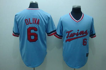 Mitchelland Ness Twins Minnesota Twins blue Throwback jersey