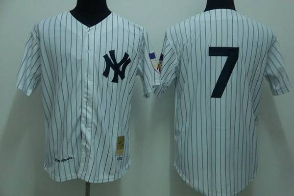 Mitchelland Ness Yankees New York Yankees white Throwback jersey