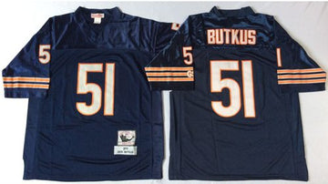 Dick Butkus Chicago Bears blue Throwback jersey