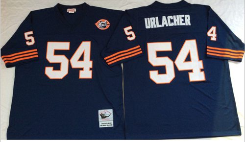 Brian Urlacher Chicago Bears blue Throwback jersey