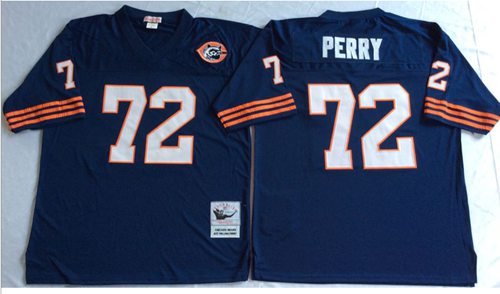 William Perry Chicago Bears blue Throwback jersey
