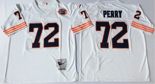 William Perry Chicago Bears white Throwback jersey