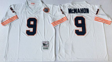 Jim McMahon Chicago Bears white Throwback jersey