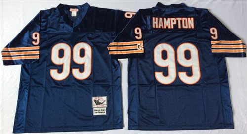 Dan Hampton Chicago Bears blue Throwback jersey