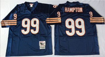 Dan Hampton Chicago Bears blue Throwback jersey