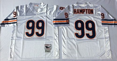 Dan Hampton Chicago Bears white Throwback jersey