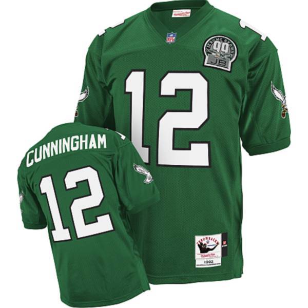 Randall Cunningham Philadelphia Eagles green Throwback jersey