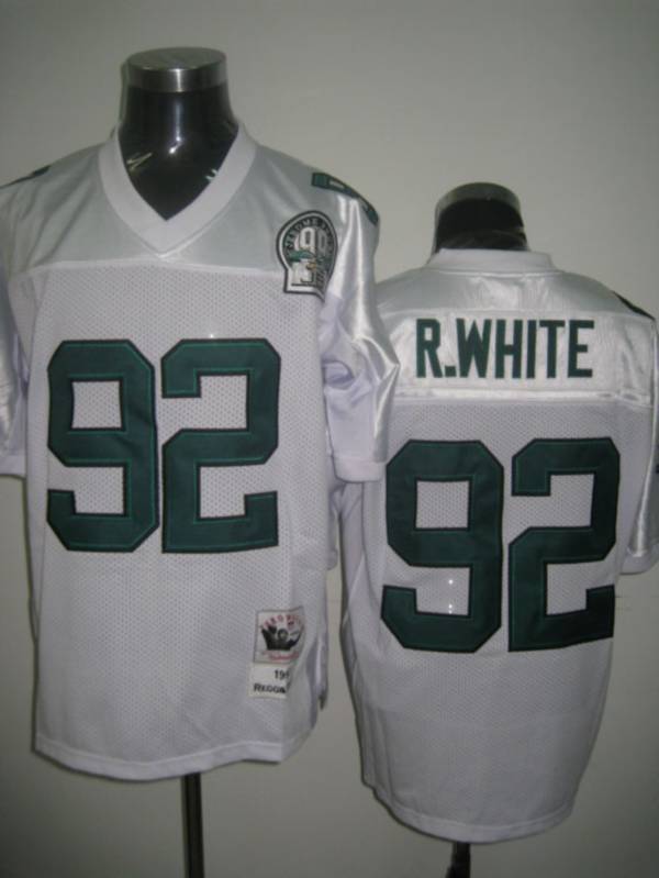 Reggie White Philadelphia Eagles white Throwback jersey
