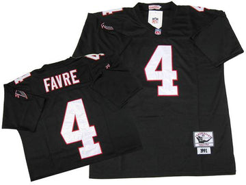 Brett Favre Atlanta Falcons black Throwback jersey