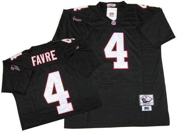 Brett Favre Atlanta Falcons black Throwback jersey