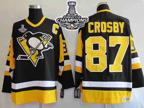 Sidney Crosby Pittsburgh Penguins black jersey
