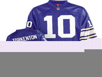 Fran Tarkenton Minnesota Vikings purple Throwback jersey