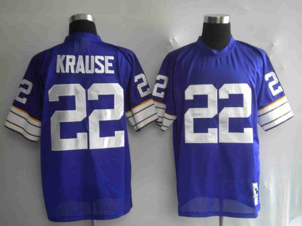 Paul Krause Minnesota Vikings purple Throwback jersey