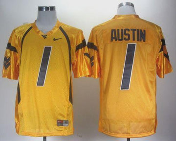 Tavon Austin West Virginia Mountaineers gold jersey