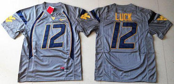 Oliver Luck West Virginia Mountaineers navy jersey