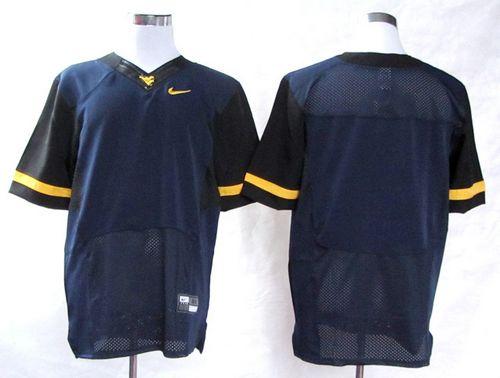Custom West Virginia Mountaineers navy jersey