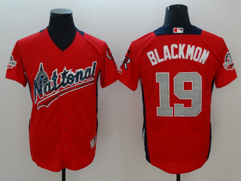 Charlie Blackmon National League All-Star red All-Star jersey